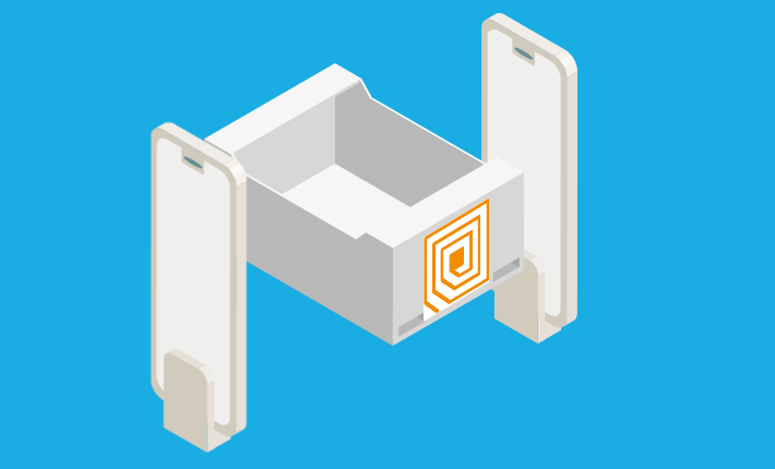 Grafische Darstellung eines RFID Gates